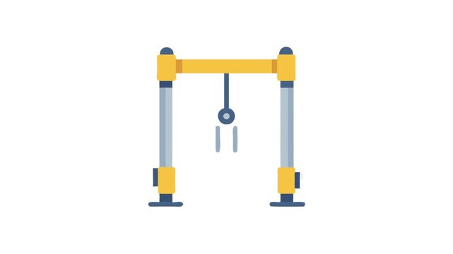  Versatile Cable Crossover Machine Icon Design.