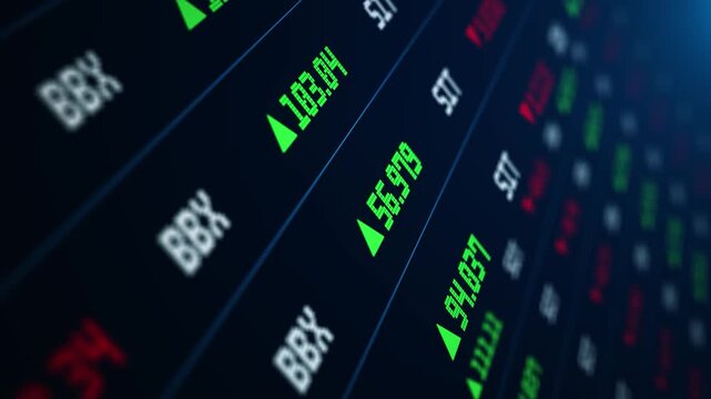 Changing stock prices in the stock market