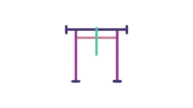  Innovative Multi-Angle Pull-Up Bar Icon.