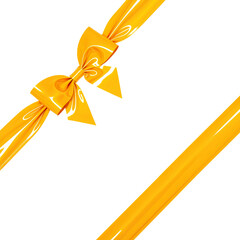 silicone latex bow on a transparent background