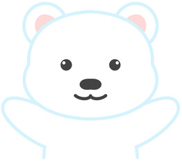 귀여운 북극곰