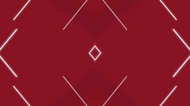 Modern red background with white diagonal lines