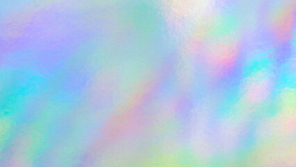 Holographic rainbow foil iridescent texture abstract hologram background © Kwangmoozaa