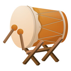 Bedug Drum Illustration