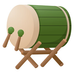 Bedug Drum Illustration