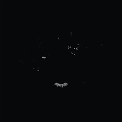 Fototapeta premium Close up of a single false eyelash with fine details.