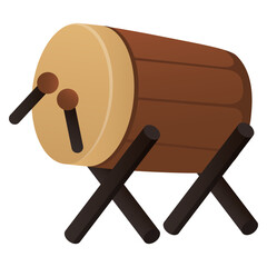 Bedug Drum Illustration