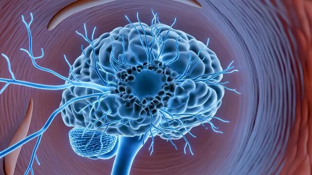 Ischemic Stroke From Cerebral Artery Occlusion Showing Clot Impact Neuronal Infarction and Flickering Penumbra Under Time Pressure