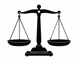 Weight scale silhouette vector art