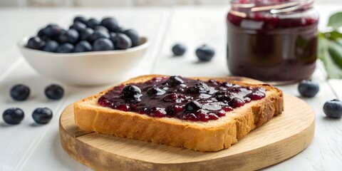 Huckleberry Jam Toast
