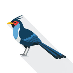 Fototapeta premium Colorful Bird Illustration with Vibrant Plumage.