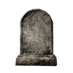 Aged, weathered tombstone