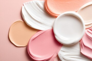 Smooth Textures of Cosmetic Creams and Smeared Colors