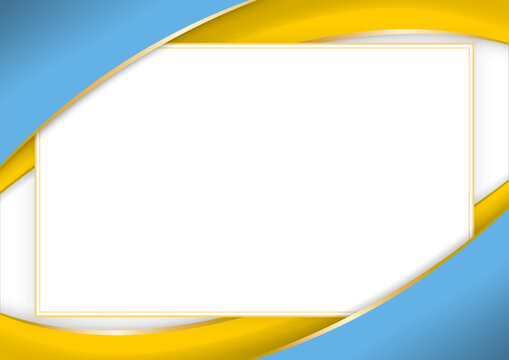 horizontal frame and border with Tuvan flag