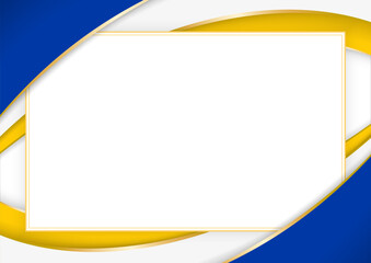 horizontal frame and border with Buryat flag