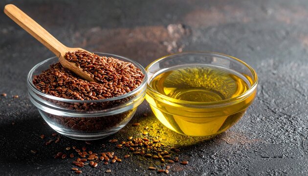Flax Seeds and Oil for Wellness A Natural Health and Beauty Elixir with Nutritious Benefits for Optimal Wellbeing.