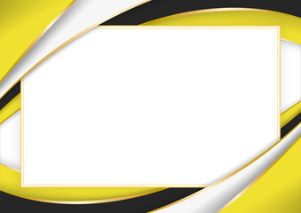 horizontal frame and border with Bruneian flag