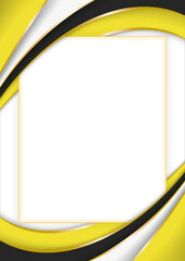 vertical frame and border with Bruneian flag