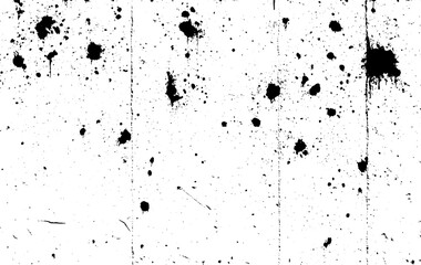 Fototapeta premium Grunge distress calligraphy ink stains. Black ink blow explosion. Splatter background. Grunge ink paint splats, blots and splashes.. Dark Noise Granules. vector illustration. 