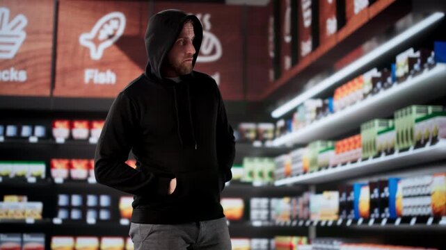 Man Caught On CCTV Stealing Item