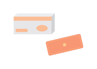 オレンジ色のパッケージの薬