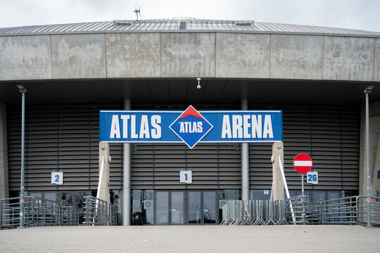 Atlas Arena, multipurpose indoor venue in Ł&oacute;dź. Sports and entertainment hall on February 8, 2025 in Lodz, Poland.