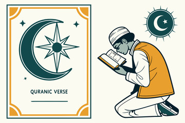 A person studying with a clock and gears, symbolizing the importance of time management in learning isolated on transparent background, isolated on white background, Vector