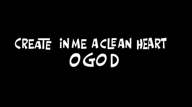 Ash Wednesday Lent Season Christian Bible Quote for Church Presentation
