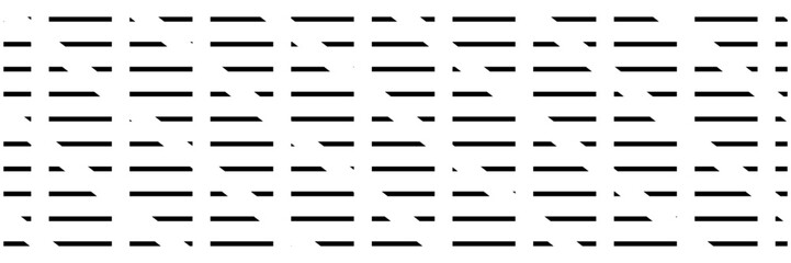 Straight dash line set. Pencil borders design