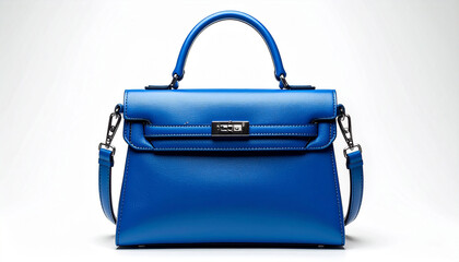 blue bag isolated on white
