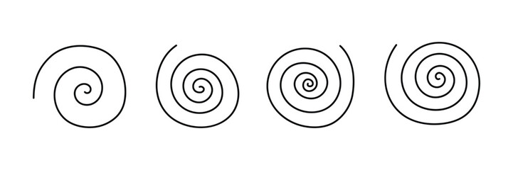 Set of Different Circle lines collection.