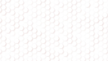 Hexagon Beehive honeycomb pattern wall black and white. Black honeycomb on a white background. Seamless texture. Isometric geometry.