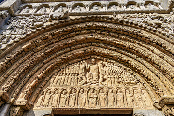 Church of Santa Maria la Real in Sanguesa, Spain