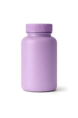 Ultra-Realistic Generic Medicine Bottle Isolated on White Background
