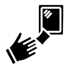 Obraz premium Surface Wipes Vector Icon