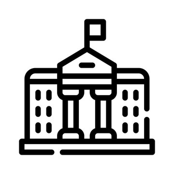 whitehouse line icon