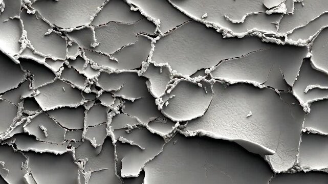 Cracked Gray Surface Texture