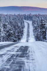 Finnische Stra&szlig;e - Lappland