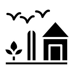 Fototapeta premium Render Farm Vector Icon