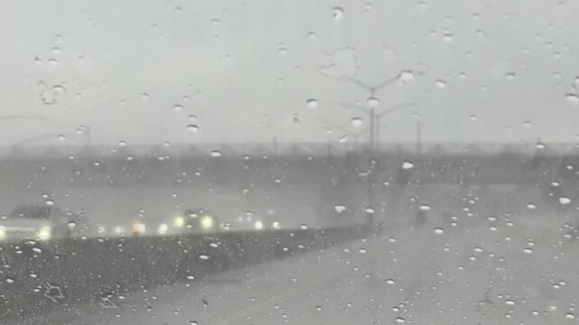 Atmospheric river slams Southern California with flash flooding and dangerous road conditions.