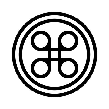 Celtic tile line icon
