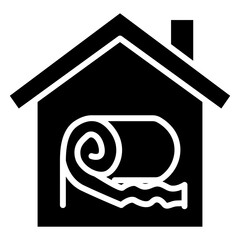 Home Insulation Vector Icon