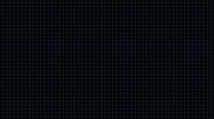 Abstract Blue Dotted Pattern on Black Background, vector