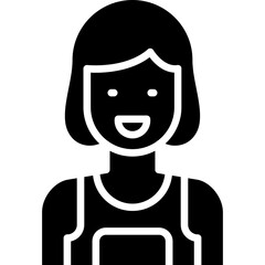 Fototapeta premium Athlete Vector Icon