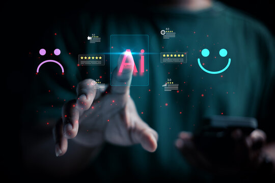 Businesses use internet chatbots to exchange and analyze customer data. Customer service centers use artificial intelligence and CRM software technology to survey satisfaction regarding the use of AI.