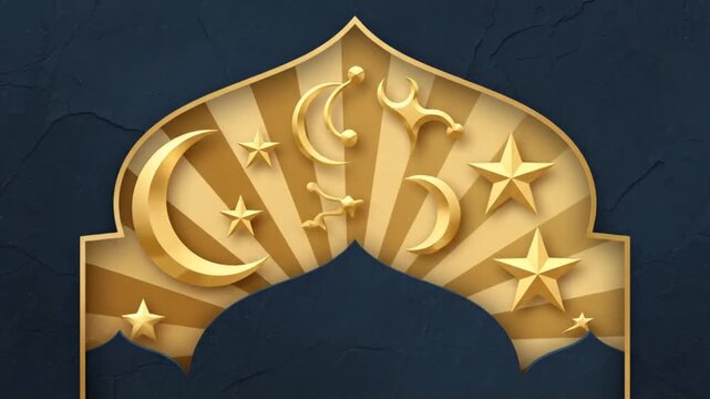 Islamic Symbolism and Ornate Design Elements.