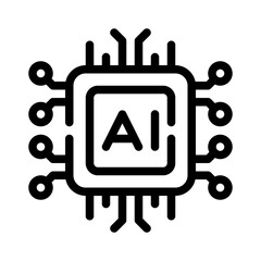 ai line icon