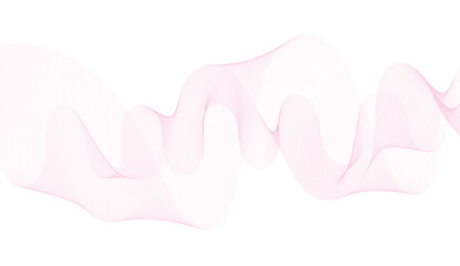 Obraz premium Elegant Abstract Wave Background Minimalist Pink Lines on White vector