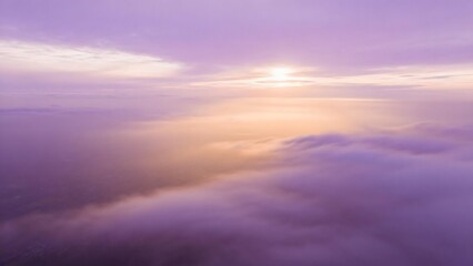 Obraz premium SunsetAboveClouds