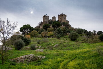 Castillo Almodovar del Rio castle on a hill in Spain
